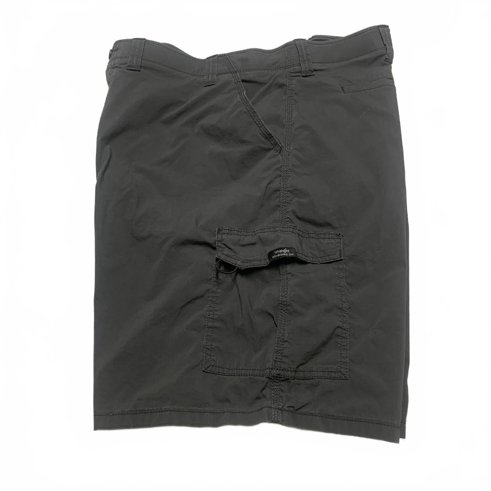 Pantalones cortos cargo grises Wrangler para hombre, talla 48, talla 49