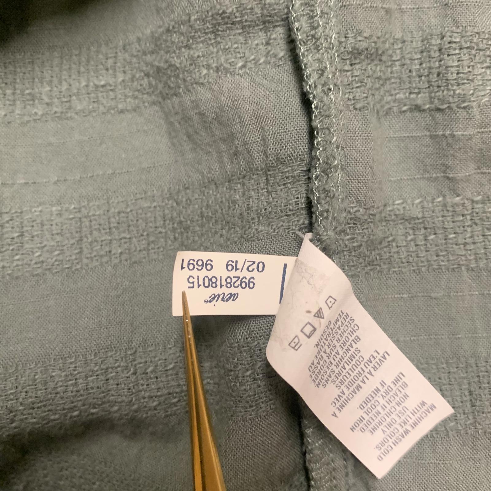 Vestido midi verde fruncido Aerie para mujer, talla XS, con botones en el exterior y tirantes sin mangas