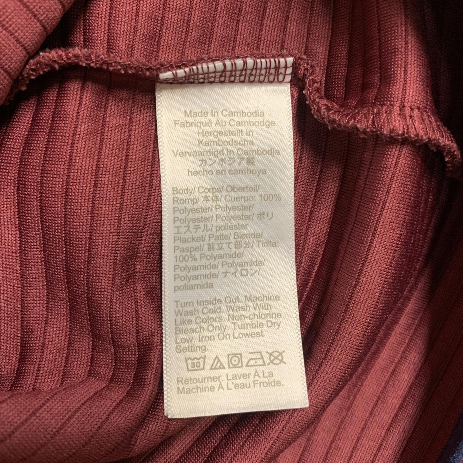 Chaqueta polar auténtica color burdeos de J.Crew, talla grande para hombre