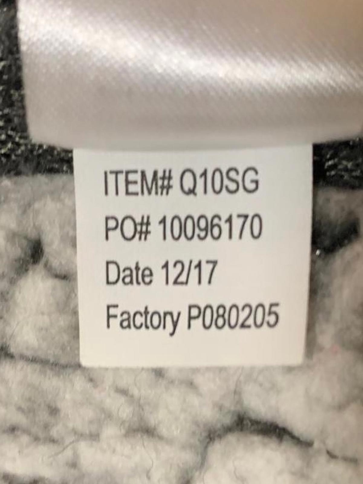 Chaqueta tipo jersey de forro polar sherpa gris con cremallera de un cuarto para hombre, talla M, de Boxercraft