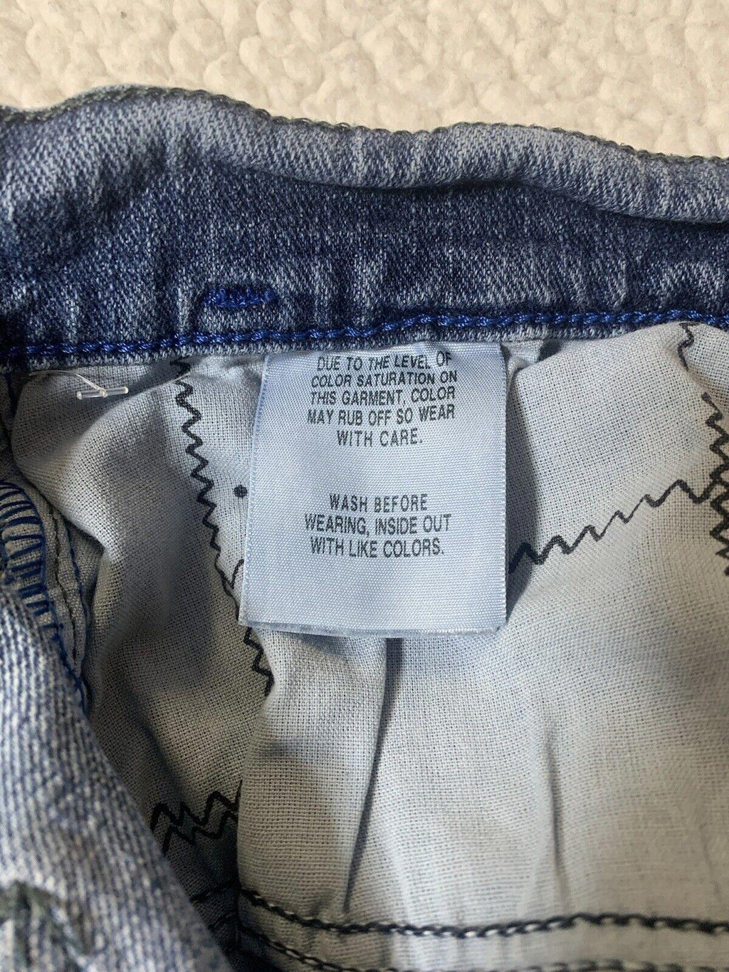 Nautica Jeans para hombre, talla W38 32L, corte relajado, azul elástico