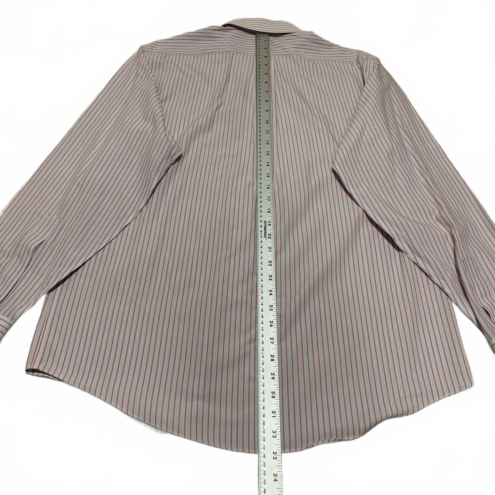 Camisa de vestir Brooks Brothers para hombre, talla 16-36, corte recto, sin planchado, de algodón Supima, manga larga