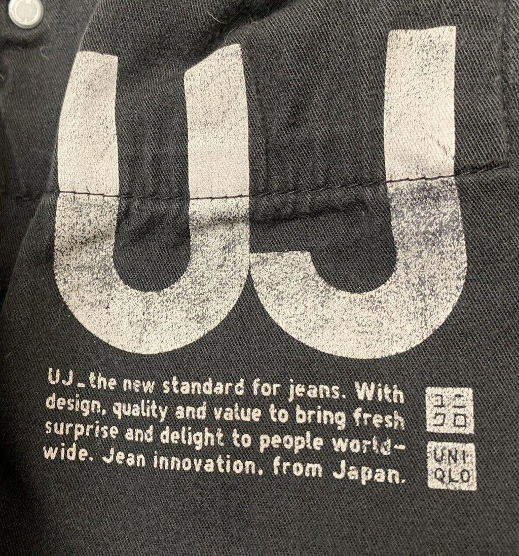 Vaqueros negros ajustados y rectos UNIQLO para niña, talla 5, de Japón
