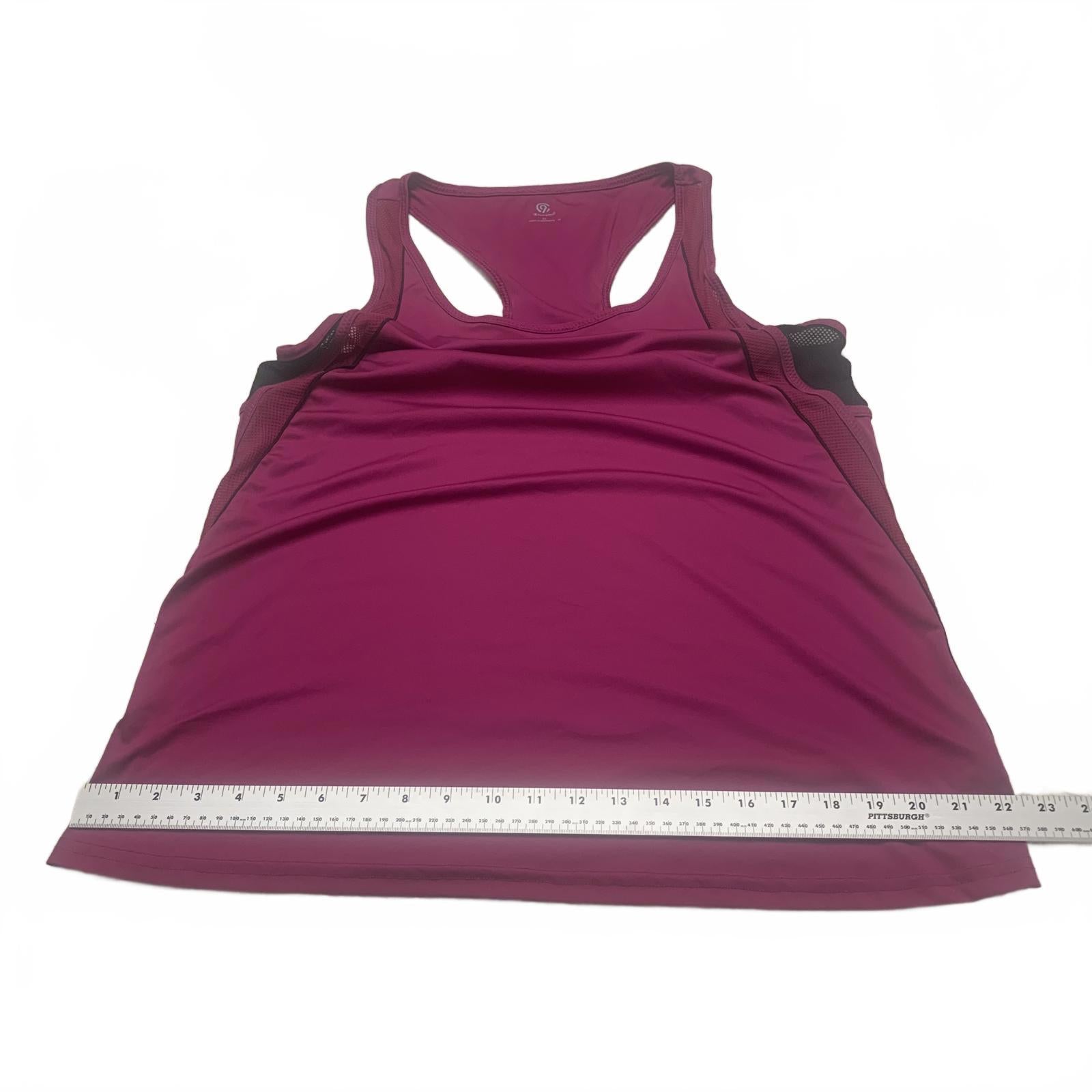 Camiseta deportiva sin mangas fucsia Champion para mujer talla XL