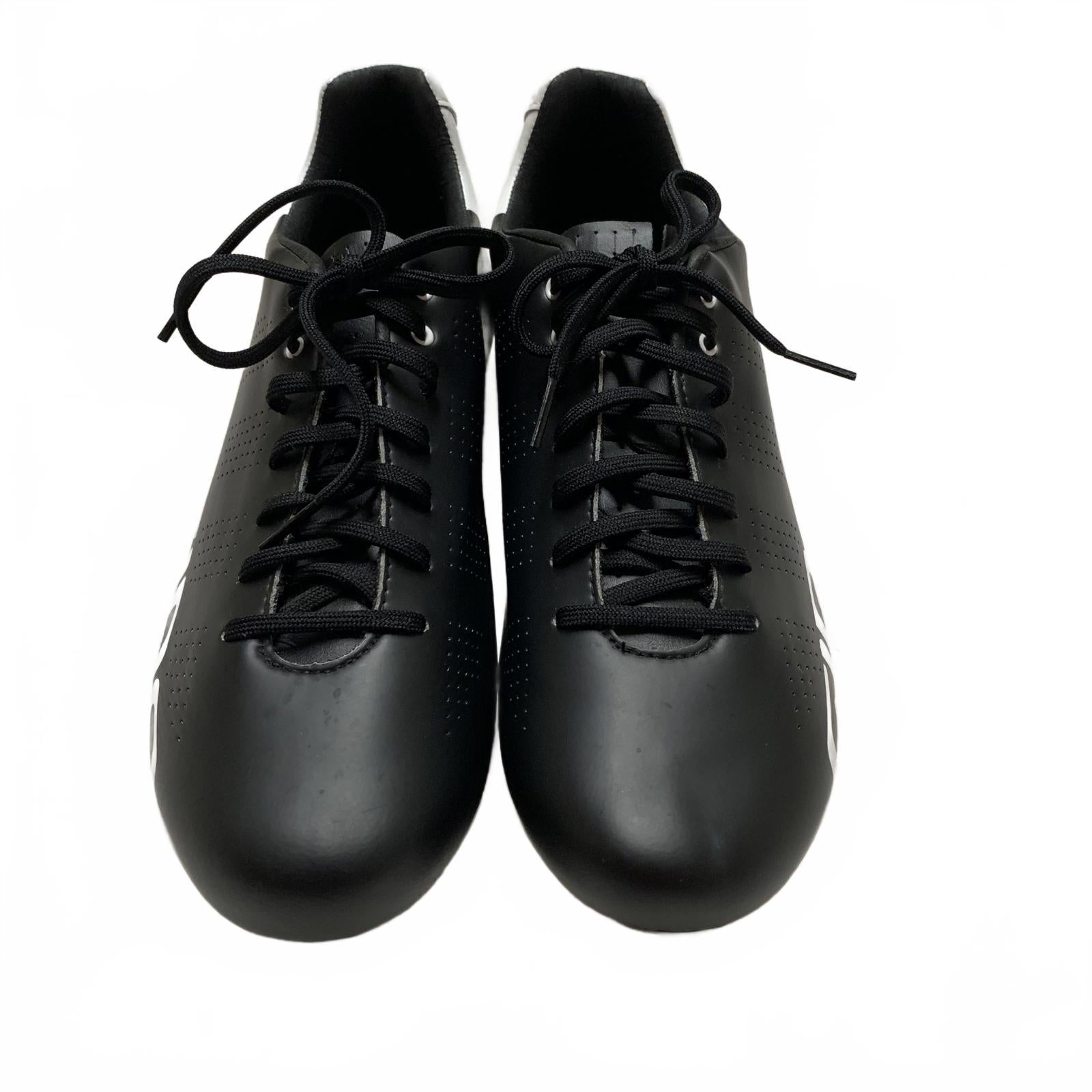 Zapatillas de ciclismo Giro Sport para hombre, talla 12 (EE. UU.), color negro y blanco, para bicicleta de carretera SPD, sin clip