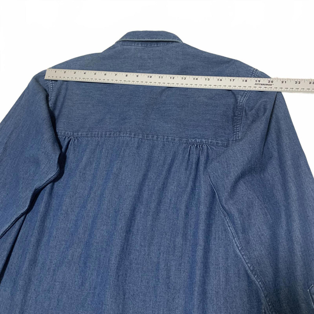 Camisa vaquera clásica VTG de los años 90 de Bill Robinson para hombre, talla M, fabricada en Hong Kong.