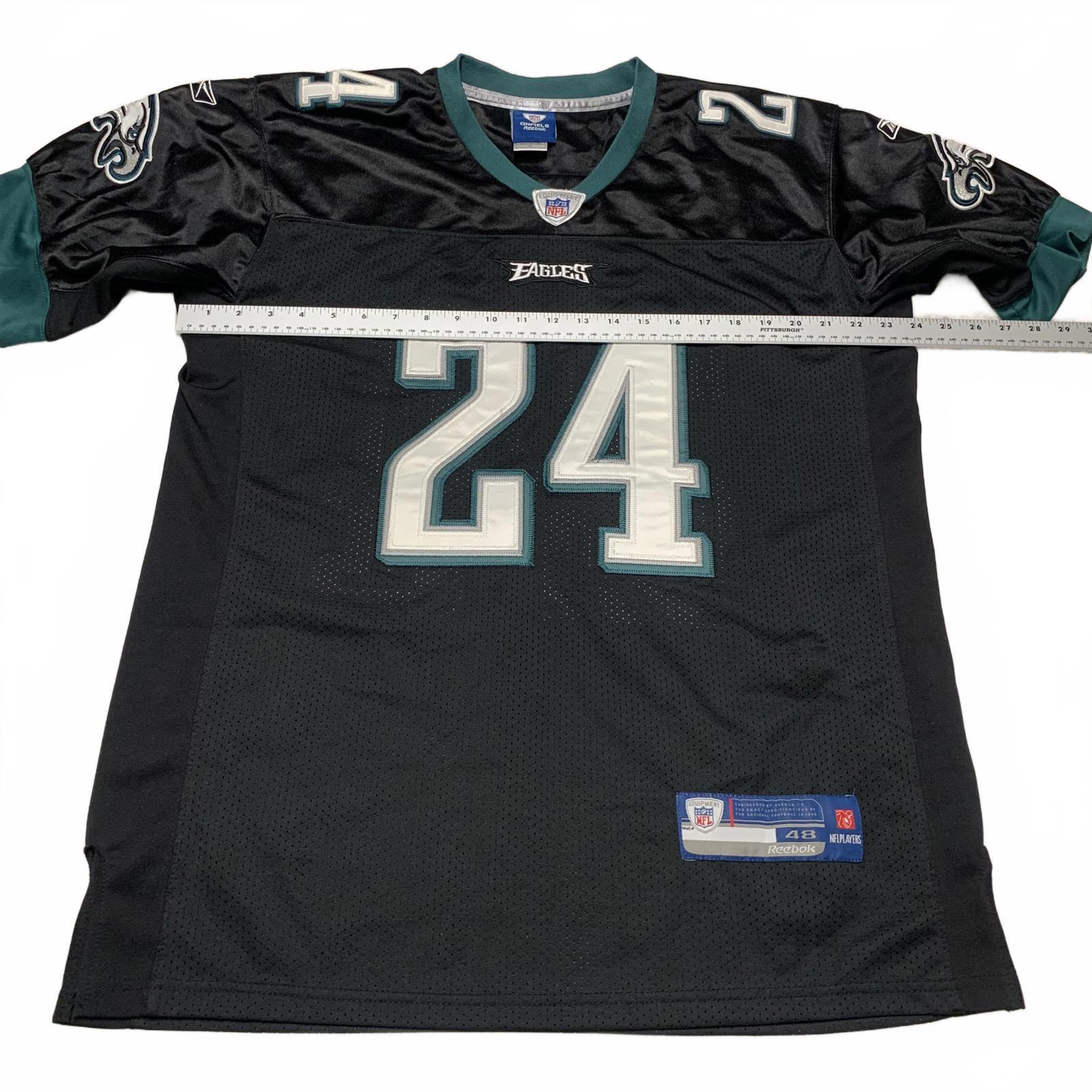 Camiseta Reebok Nnamdi Asomugha # 24 de los Philadelphia Eagles para hombre, talla 48, NFL