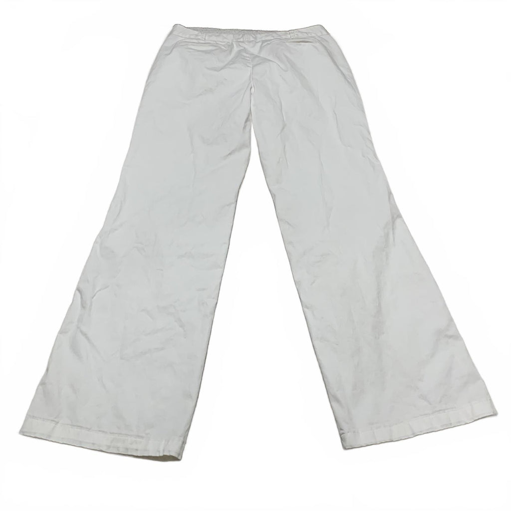 Pantalones anchos blancos Lands' End para mujer, talla 16T