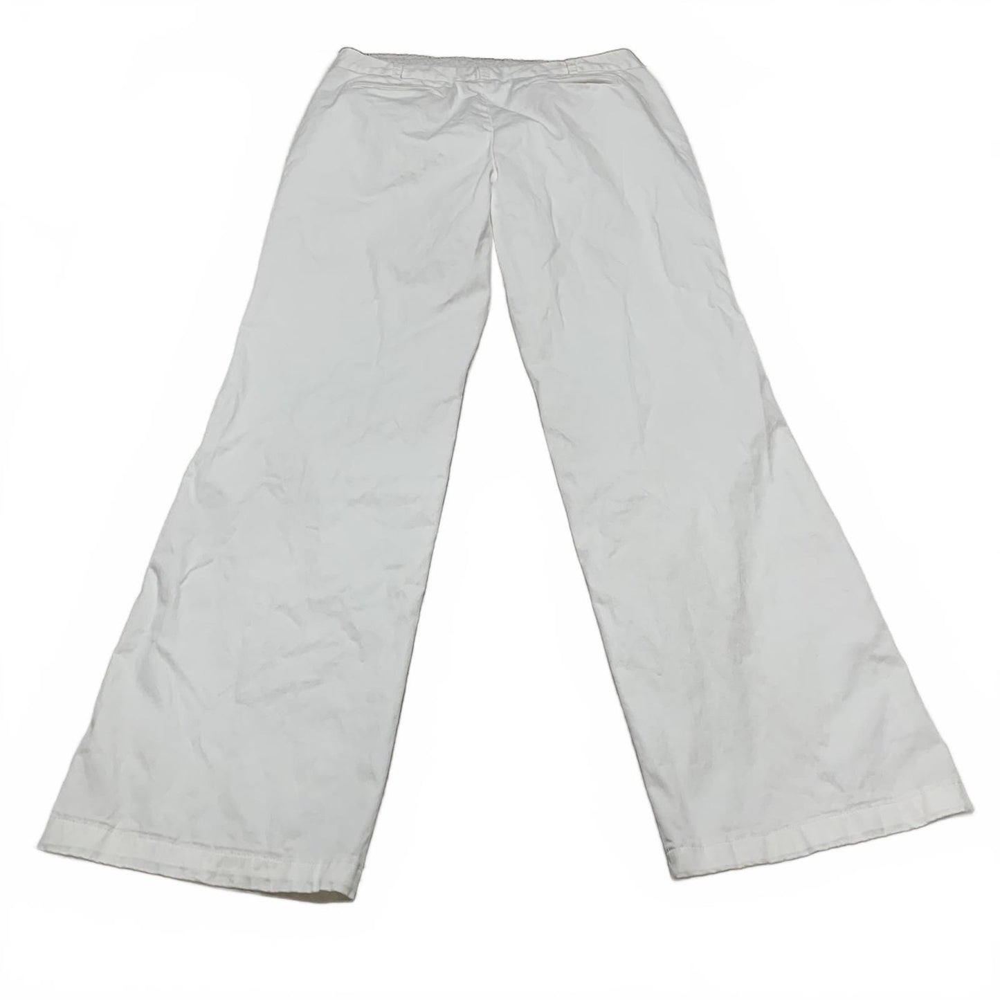 Lands' End Women's Size 16T White Wide Leg Pants