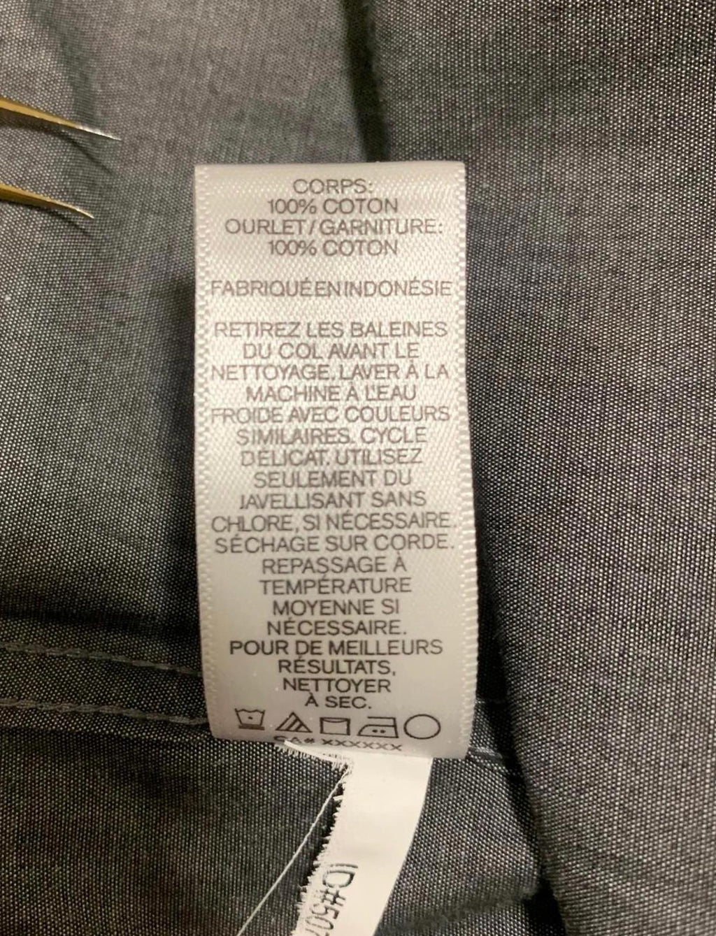 Camisa informal de manga larga para hombre, estilo occidental, color gris, talla mediana 15-15 1/2