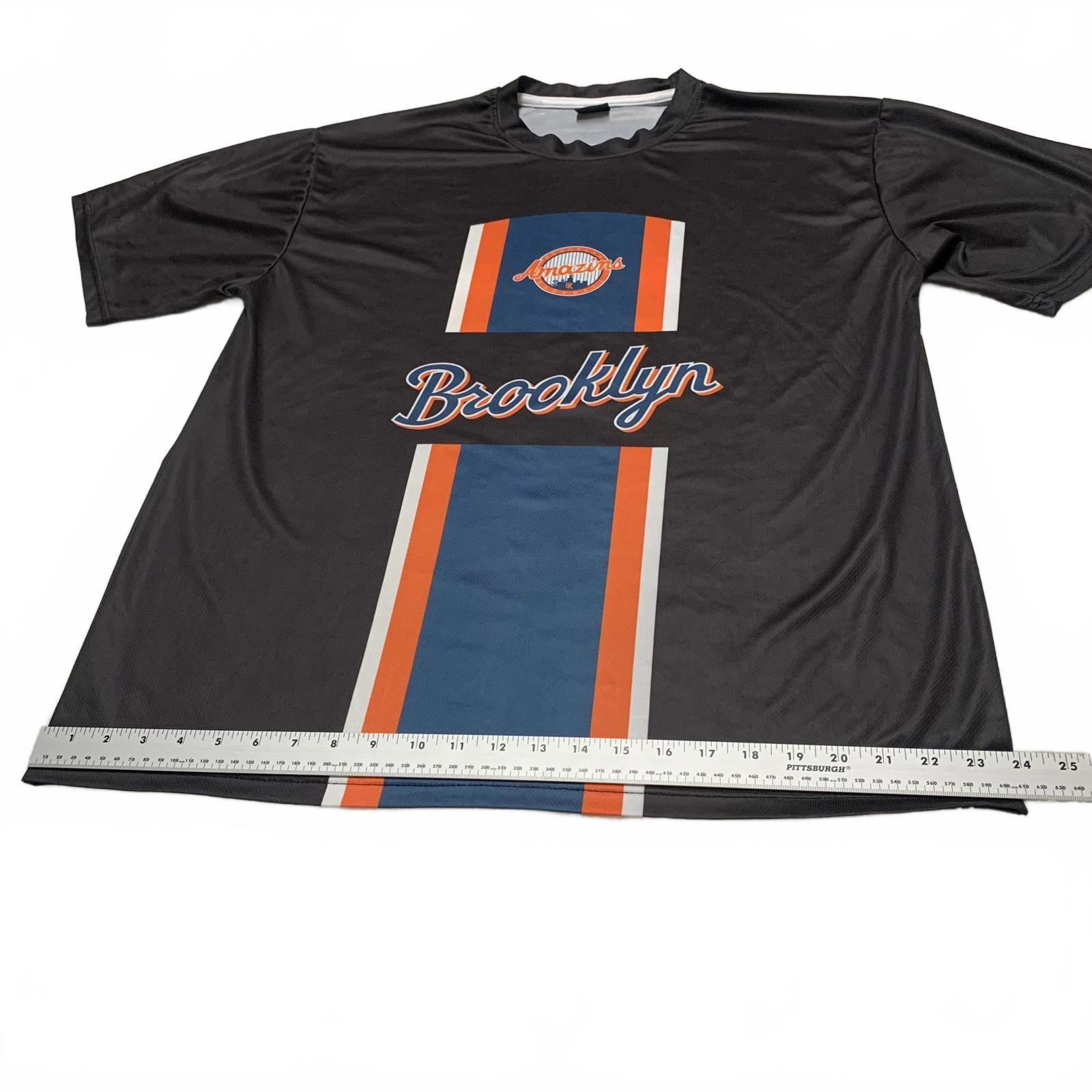 Camiseta deportiva negra de los Brooklyn Coyotes, talla AXL, para hombre, talla 23