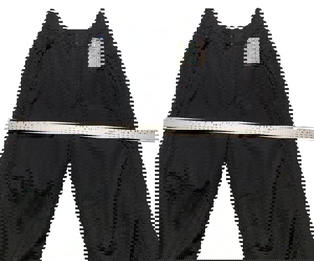 Pantalones de nieve para eslalon para hombre, talla M, nailon negro, bolsillos con cremallera en los tobillos, para esquí y snowboard Storm