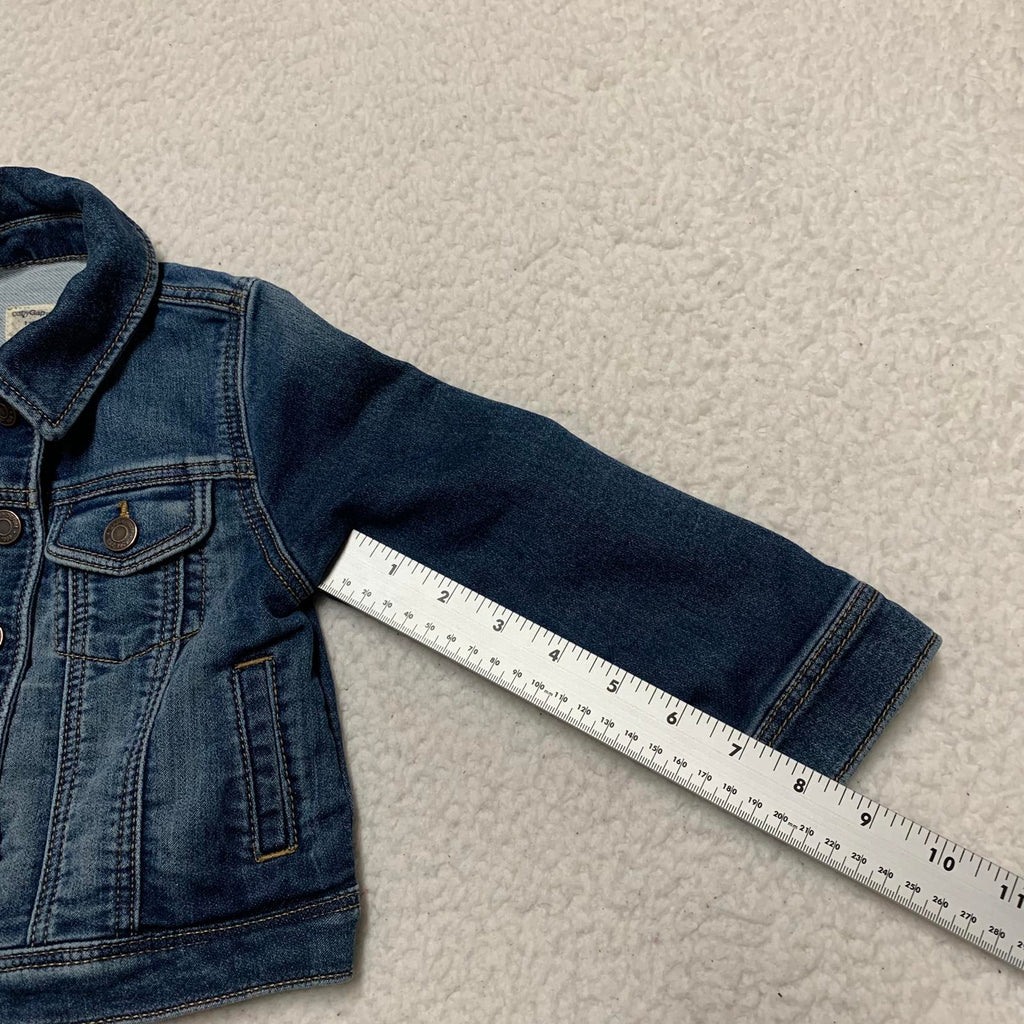 Chaqueta vaquera azul Baby Gap para niños, talla 3 años