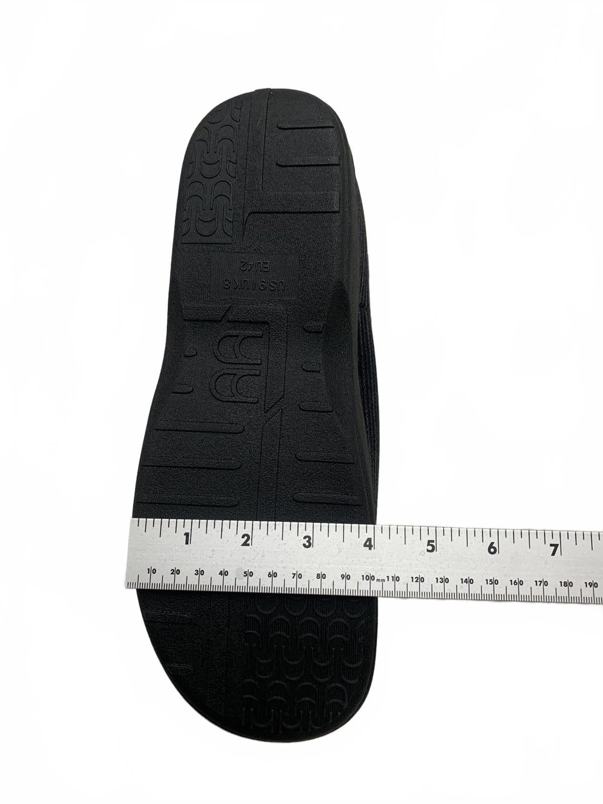 Unbranded Unisex Size 9 Black Slippers  Supportive Shoe