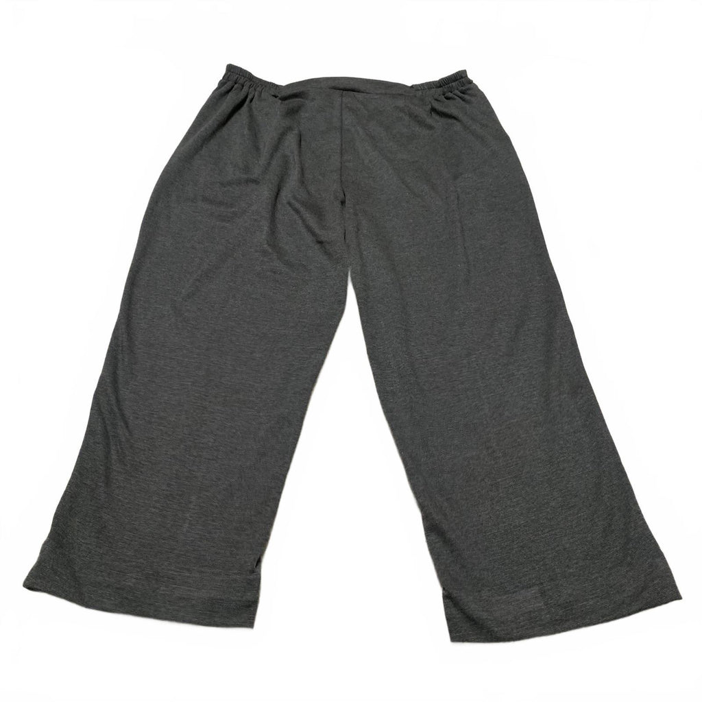 Pantalones capri grises anchos Liz &amp; Me Sport para mujer, talla 16, 38 x 26