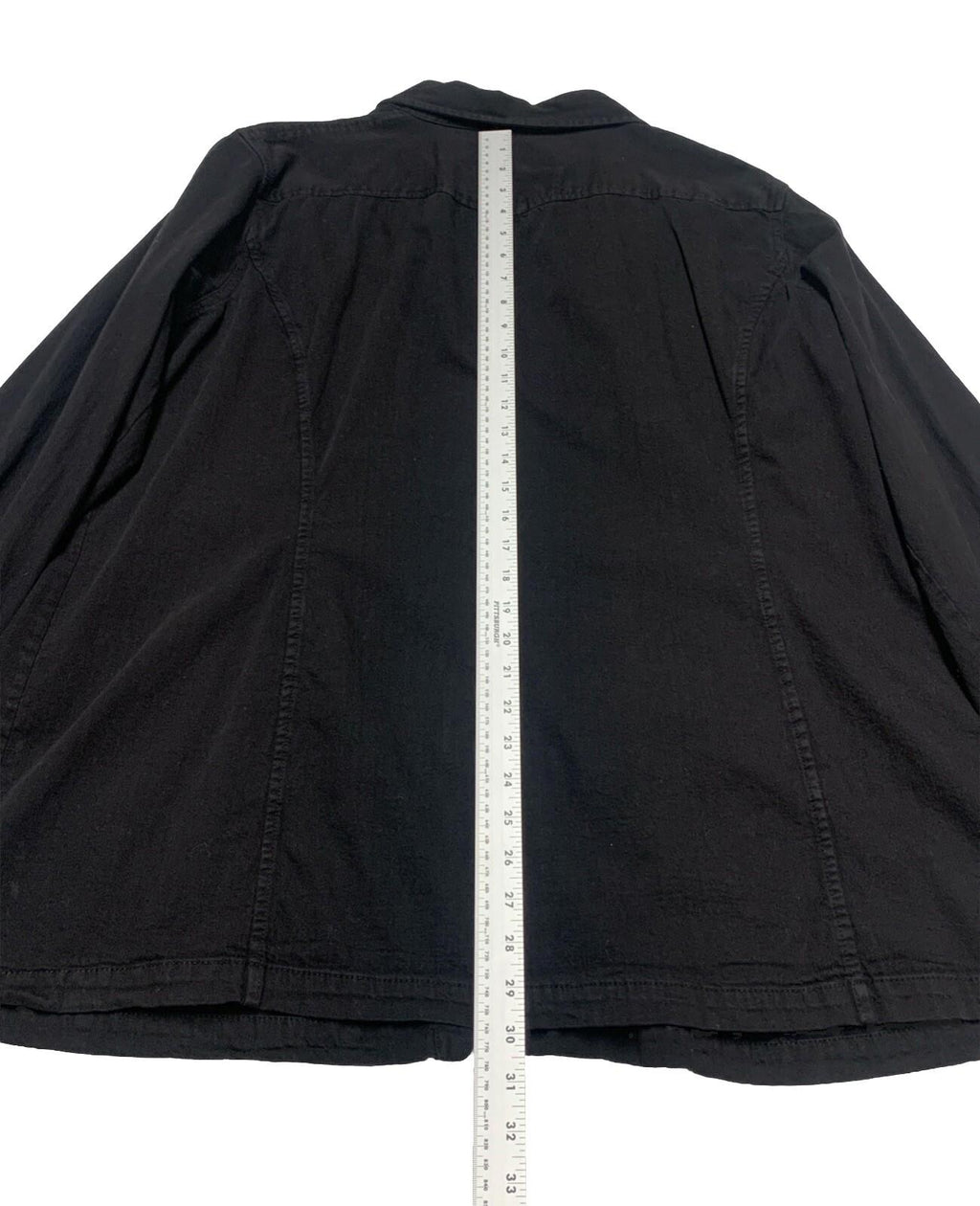 Camisa militar negra con botones 3X para hombre de Lauren Jeans Company, 100 % algodón