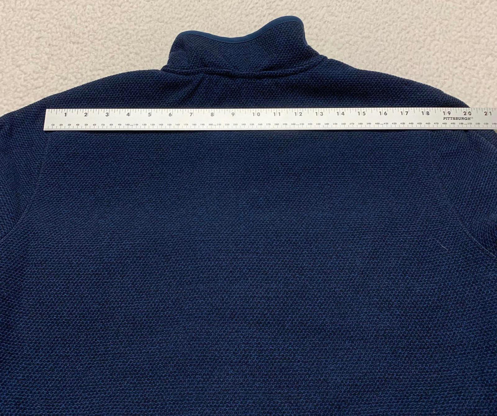 Chaqueta polar azul marino mediana con forro de sherpa de Orvis para hombre