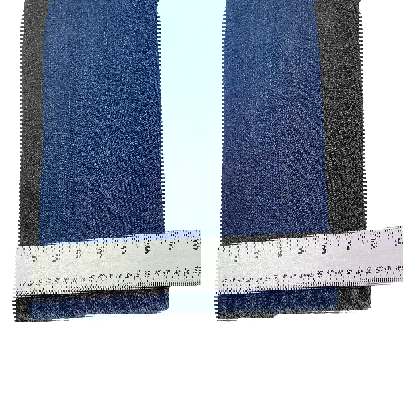 Jeans Time And True para mujer, 12, azul, pierna recta, lavado oscuro
