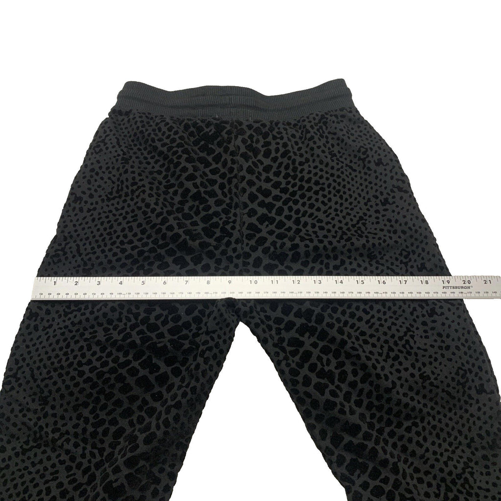 Leggings negros de talla extragrande para mujer de Dex Clothing, pantalones deportivos con estampado de serpiente y terciopelo