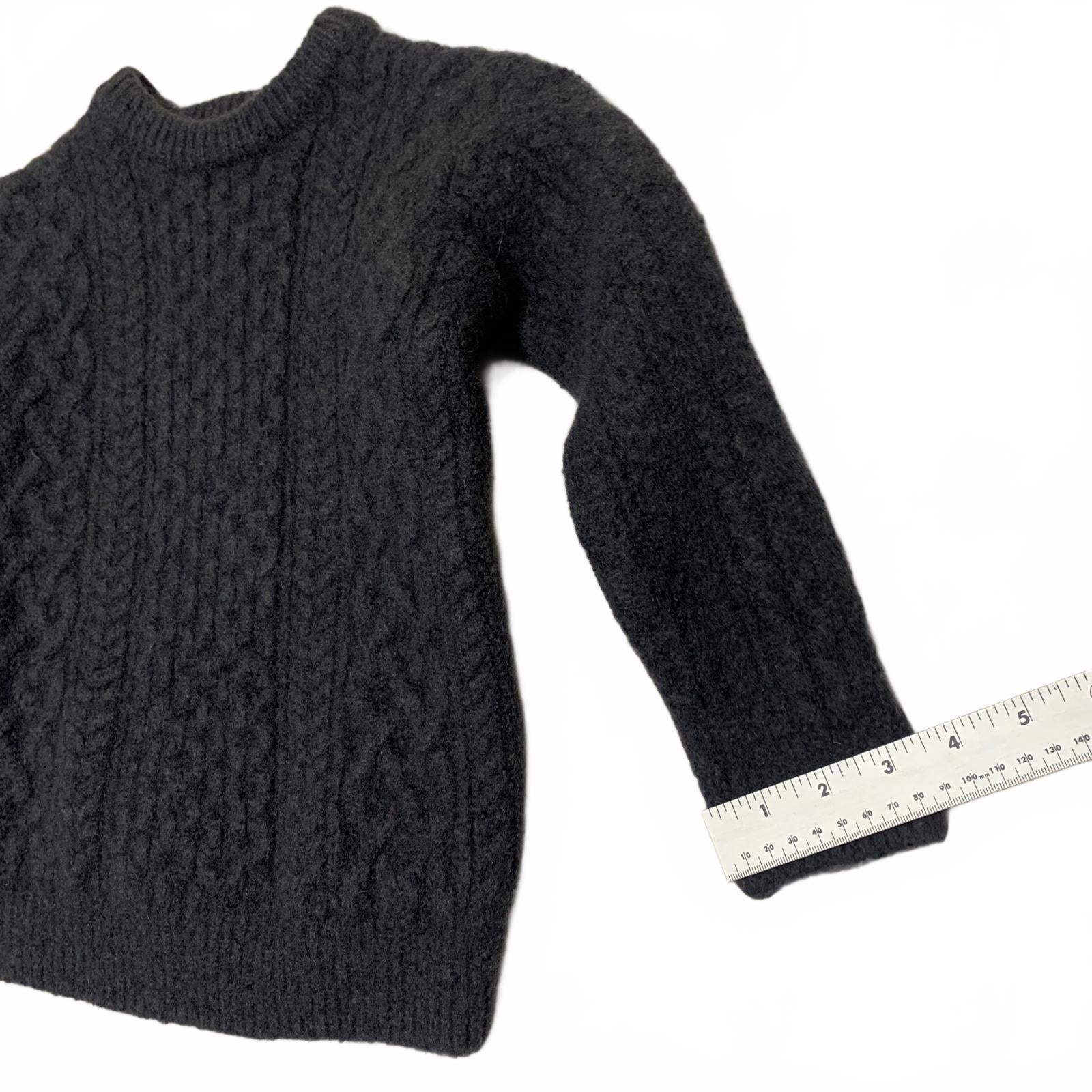 Suéter de punto grisáceo para niño, talla S, de Irelandseye, fabricado en lana tradicional irlandesa