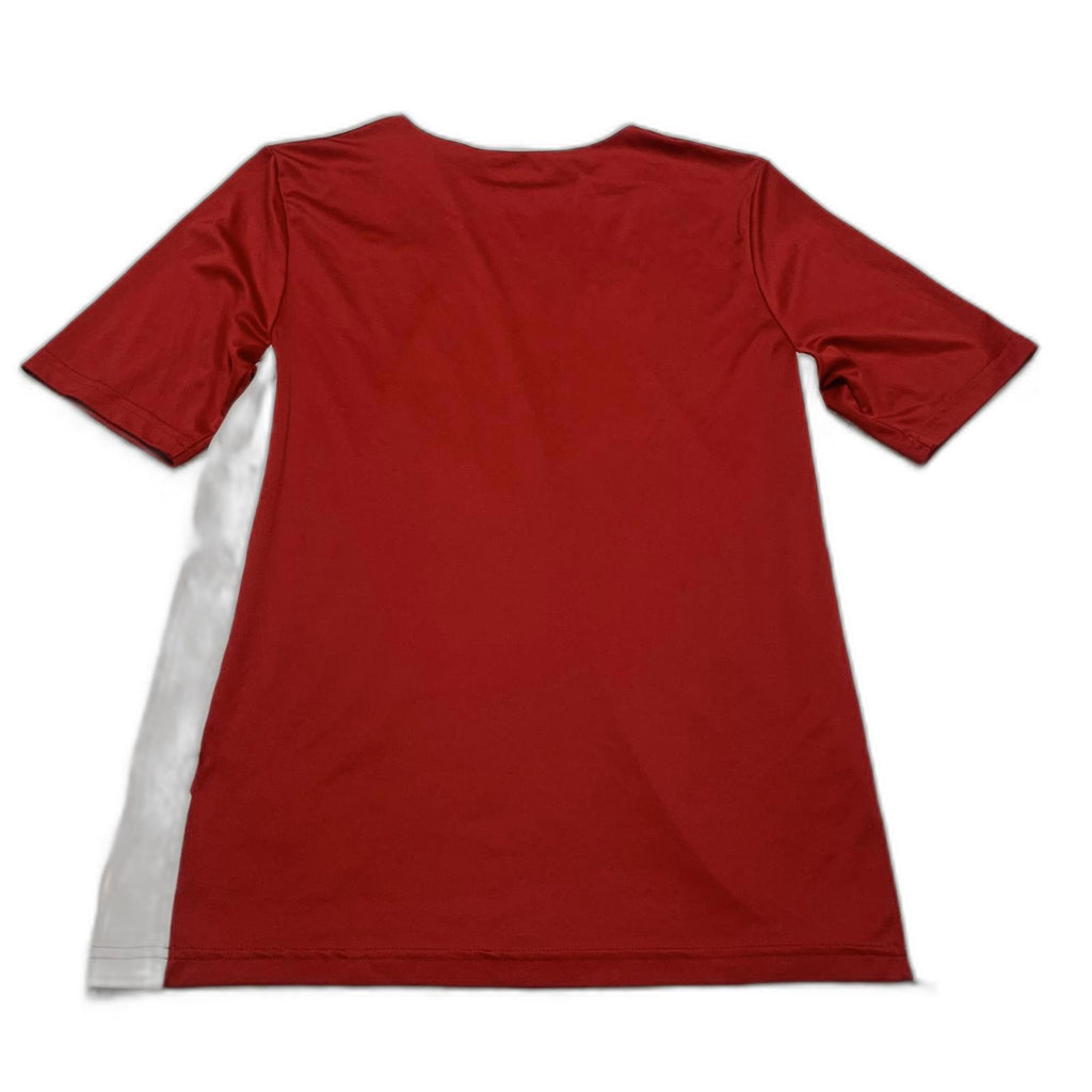 Camiseta de fútbol unisex para niños Adidas, talla extragrande, color rojo Clima Cool