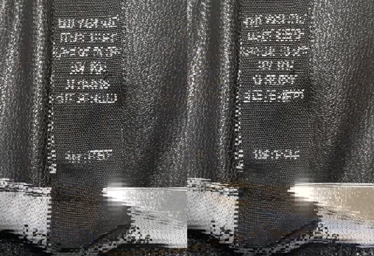 Pantalones de mujer Ashley Stewart, talla 26/28, piel sintética negra