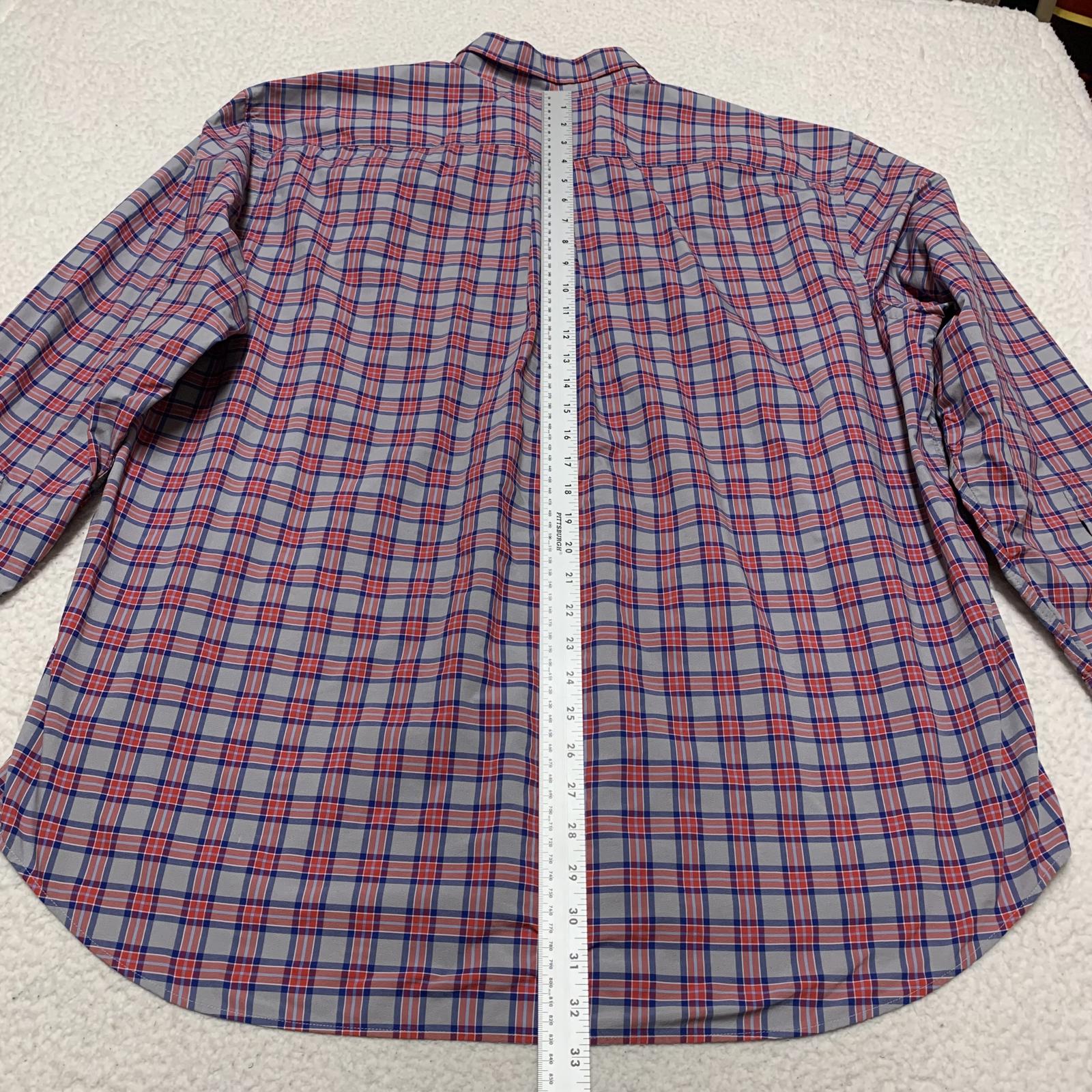 Camisa clásica con botones Murray de cuadros rojos para hombre, talla XXL, de Vineyard Vines