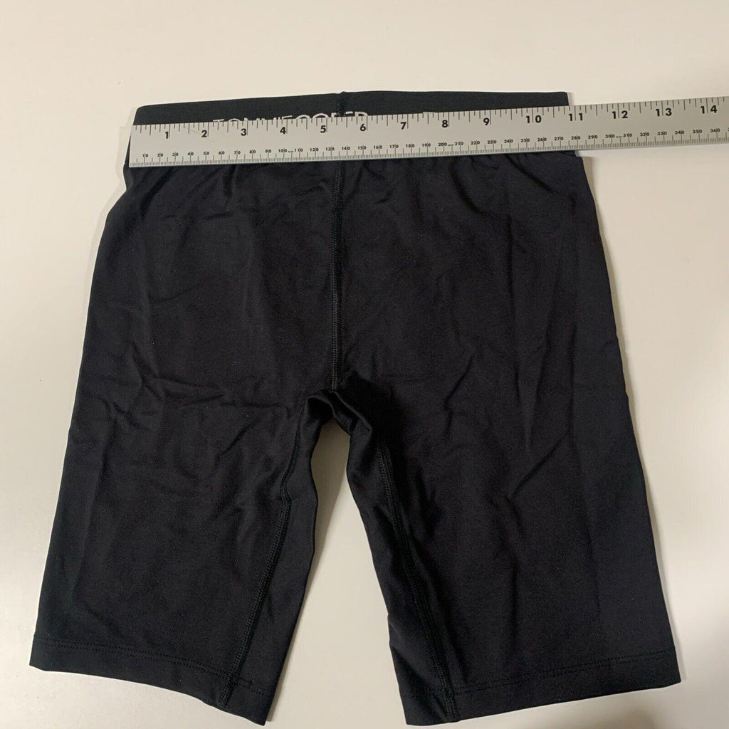 Pantalones cortos de ciclista de compresión Tommie Copper Core Youth Boys, talla pequeña, color negro