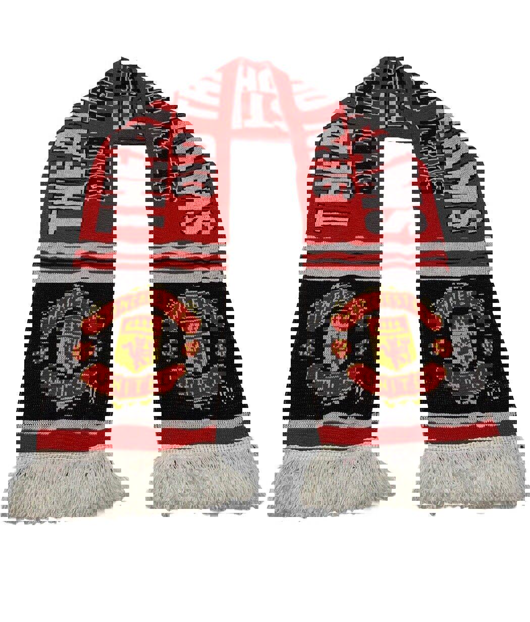 Bufanda del Manchester United Fútbol 2017-2018 Teatro de los Sueños Old Trafford