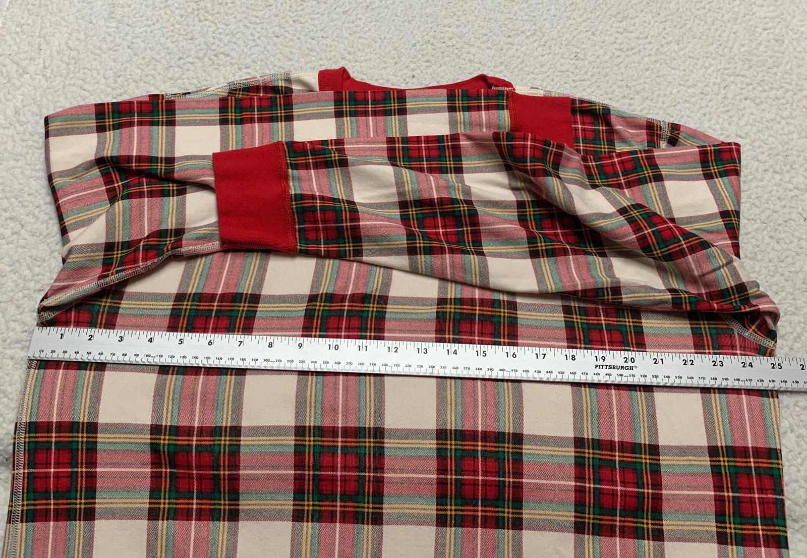 Camisa de manga larga a cuadros rojos de Hanna Andersson, talla XXL, para mujer, de algodón orgánico