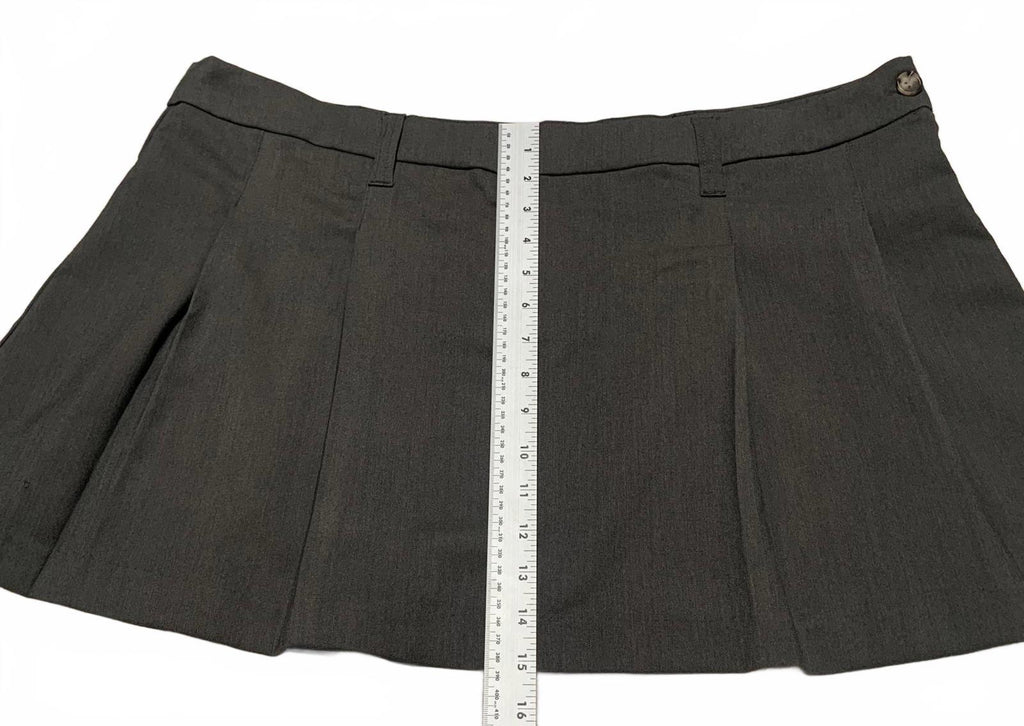 Minifalda plisada gris para mujer, talla XL, colección Conscious de H&amp;M, W42