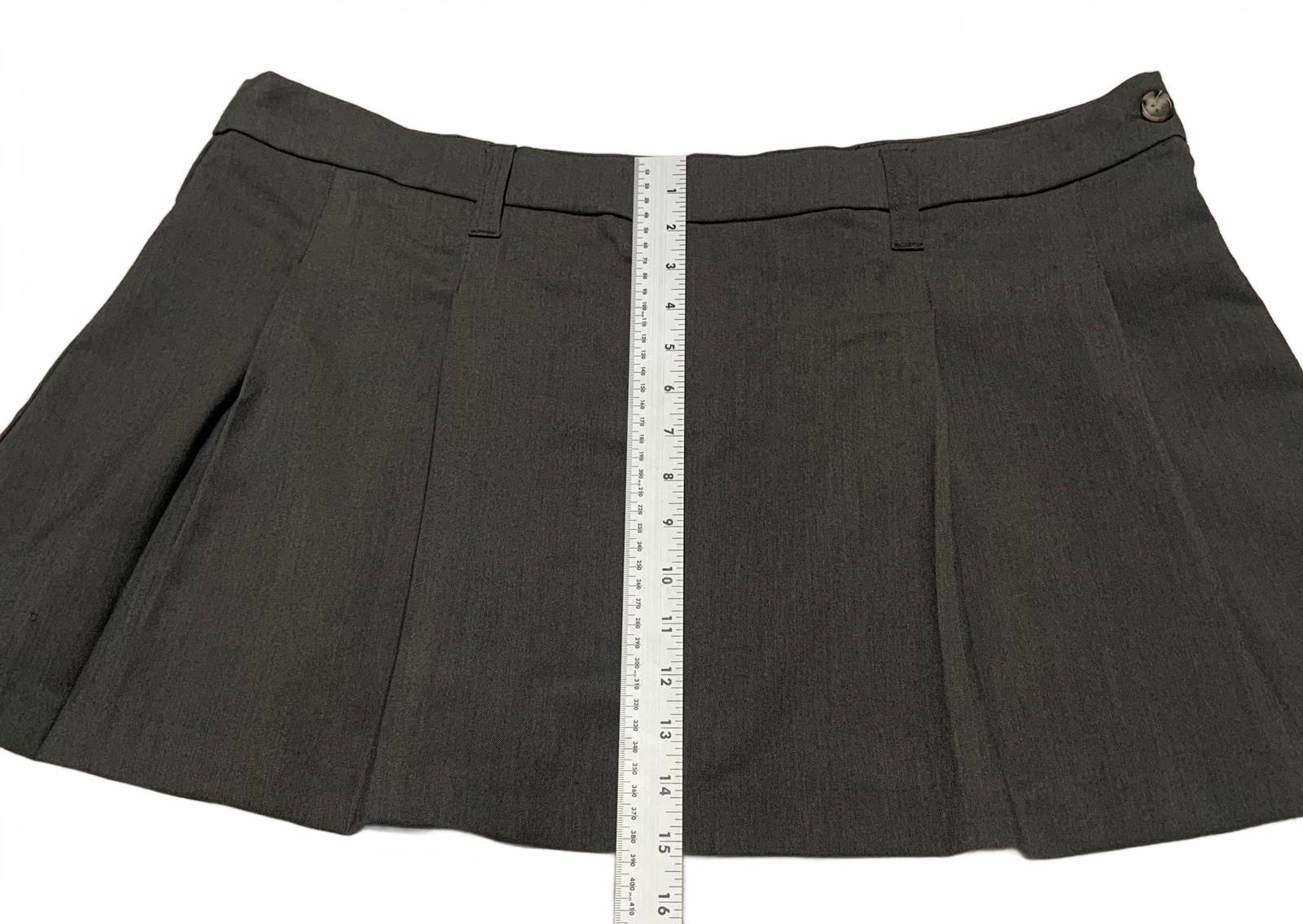 Minifalda plisada gris para mujer, talla XL, colección Conscious de H&amp;M, W42