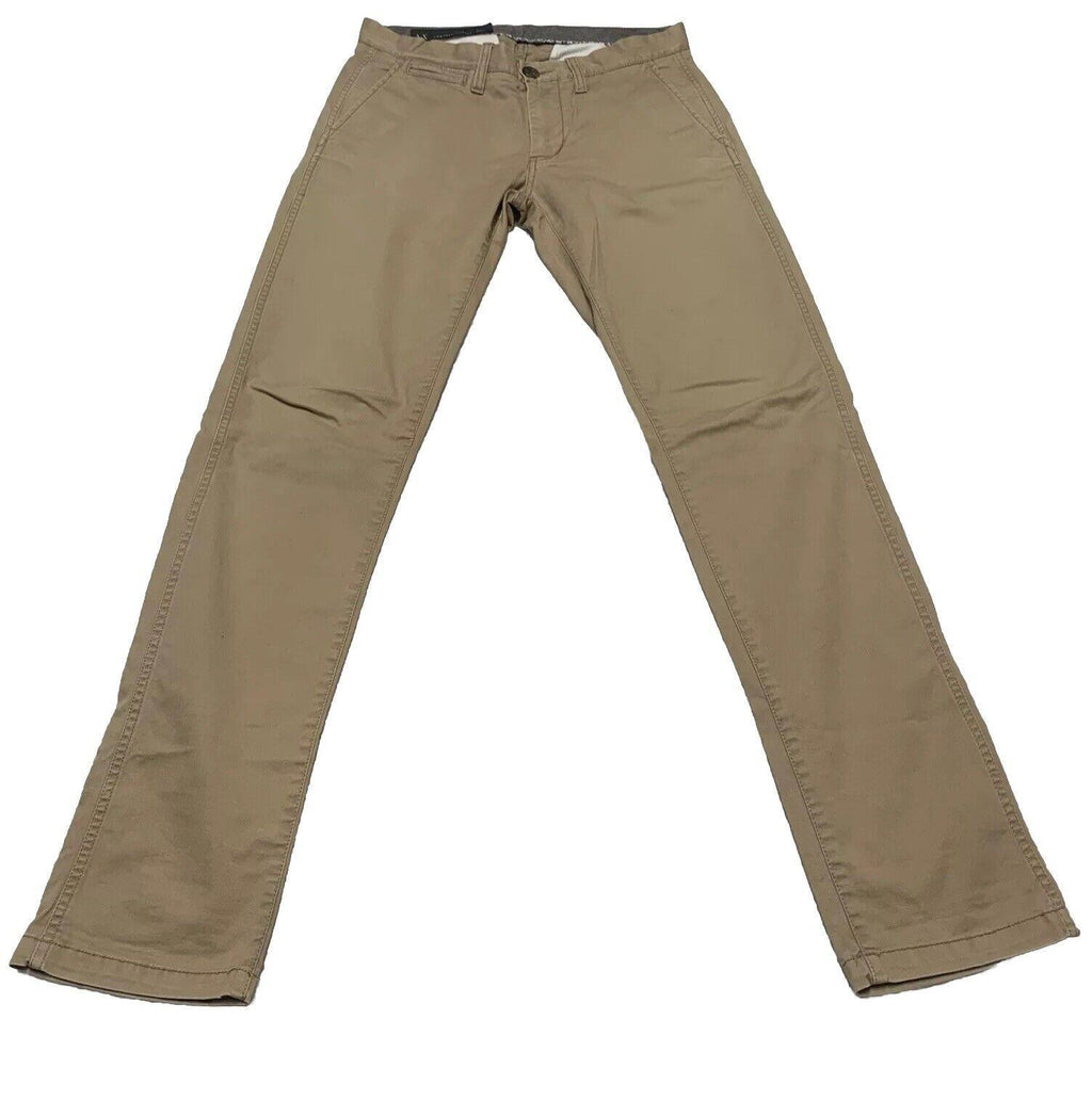 Pantalón chino ajustado de algodón de pierna recta para hombre, talla 29R, de Armani Exchange, A/X