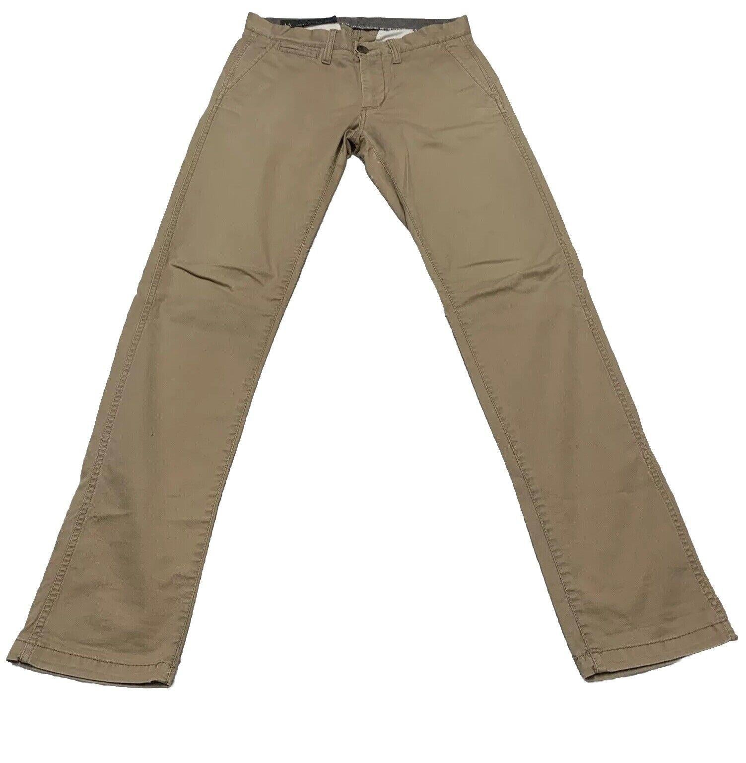 Pantalón chino ajustado de algodón de pierna recta para hombre, talla 29R, de Armani Exchange, A/X
