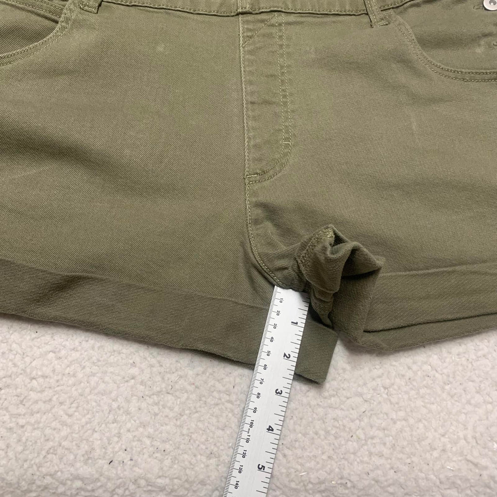 NOBO No Boundaries Overol de mezclilla verde oliva para mujer talla XXL (19) W40