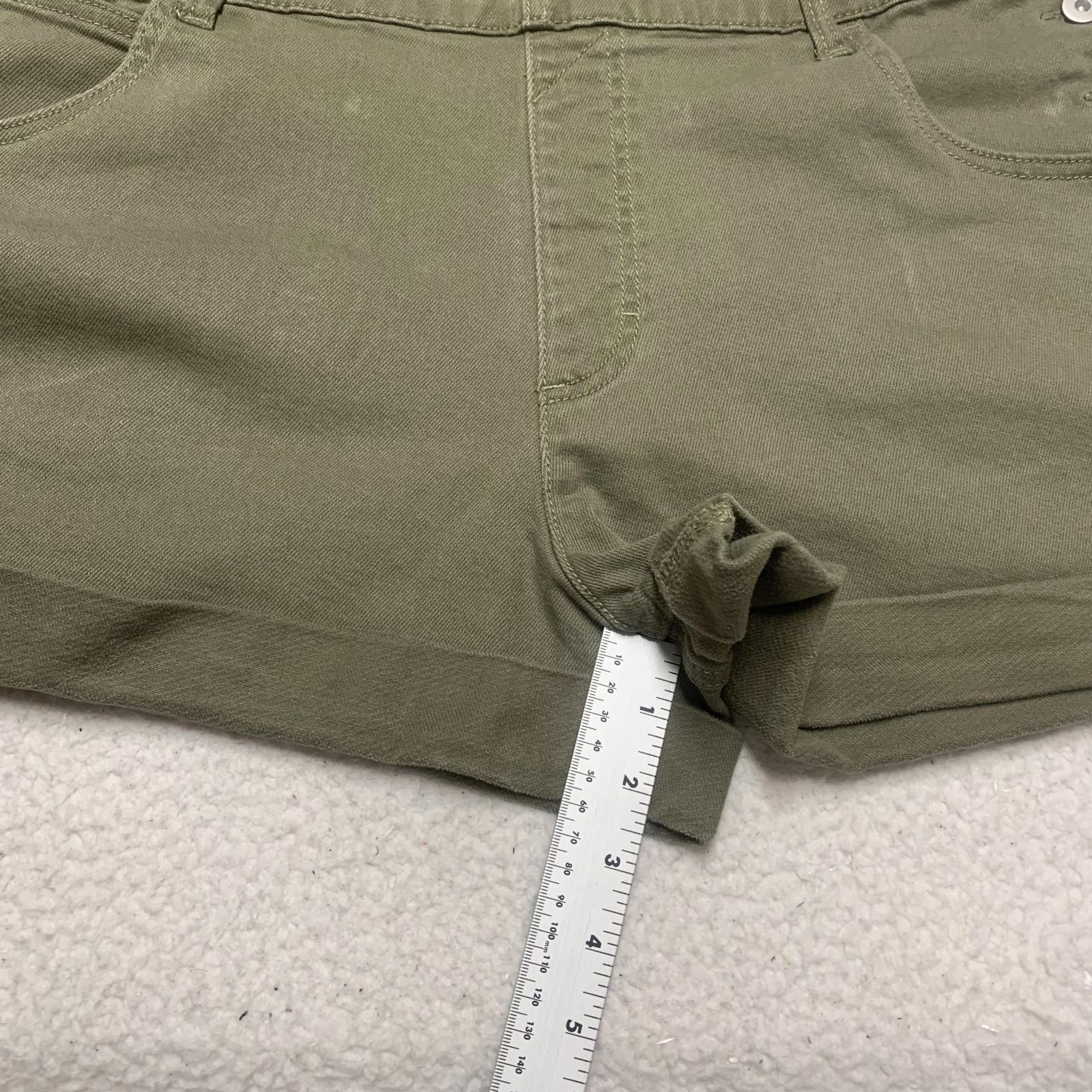 NOBO No Boundaries Overol de mezclilla verde oliva para mujer talla XXL (19) W40