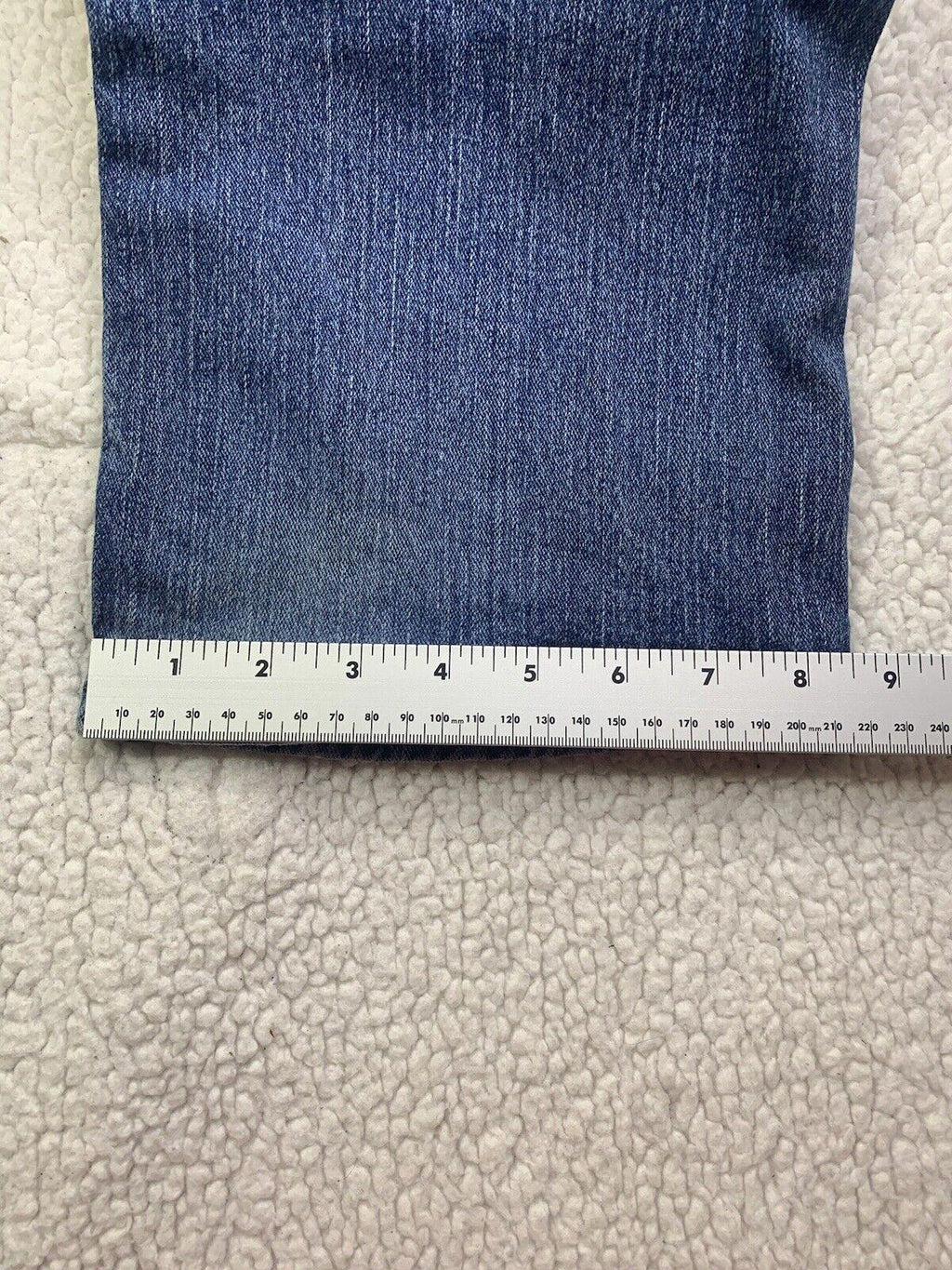 Nautica Jeans para hombre, talla W38 32L, corte relajado, azul elástico