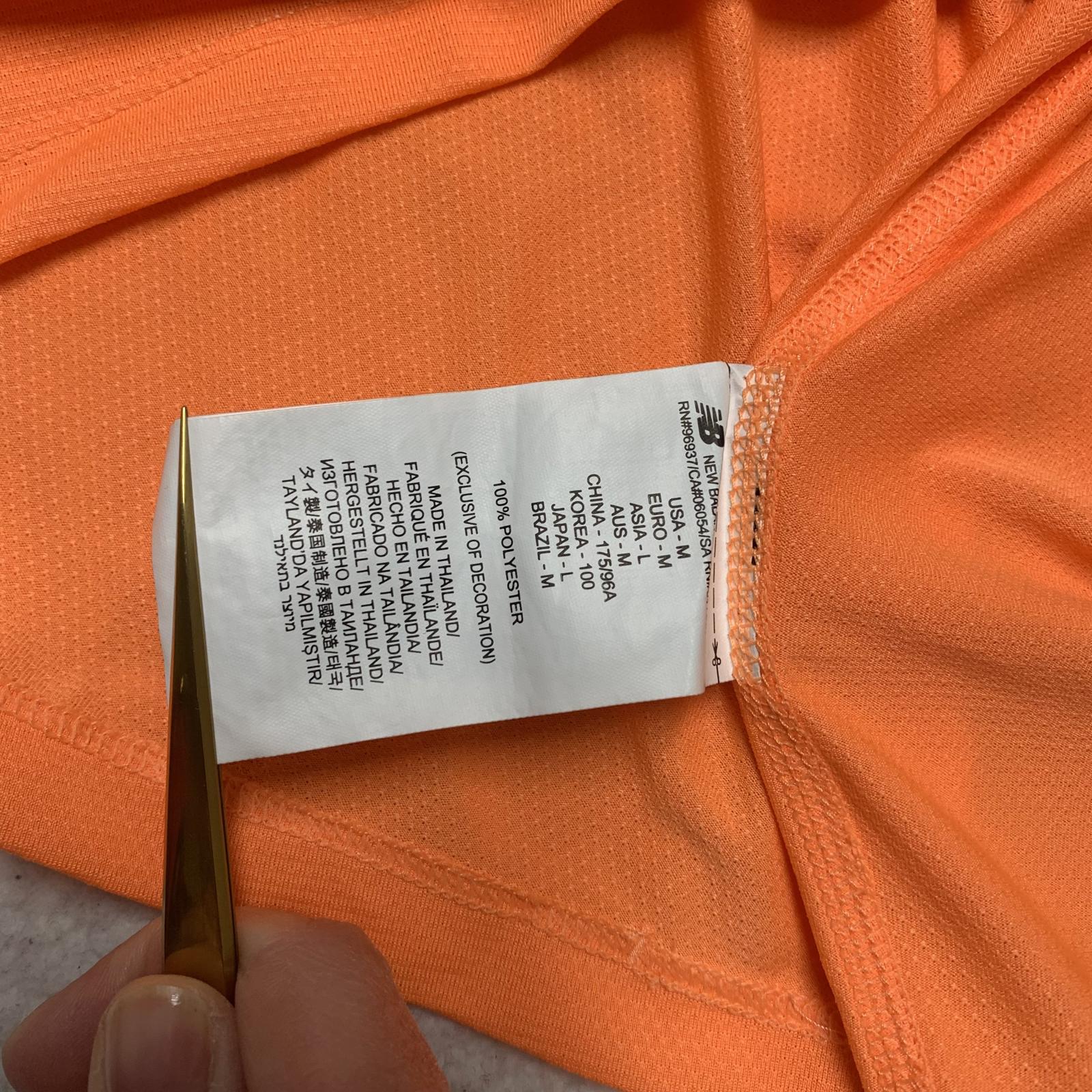 Camiseta sin mangas New Balance para hombre, color naranja mediano, LGBT Pride Run NY 2024