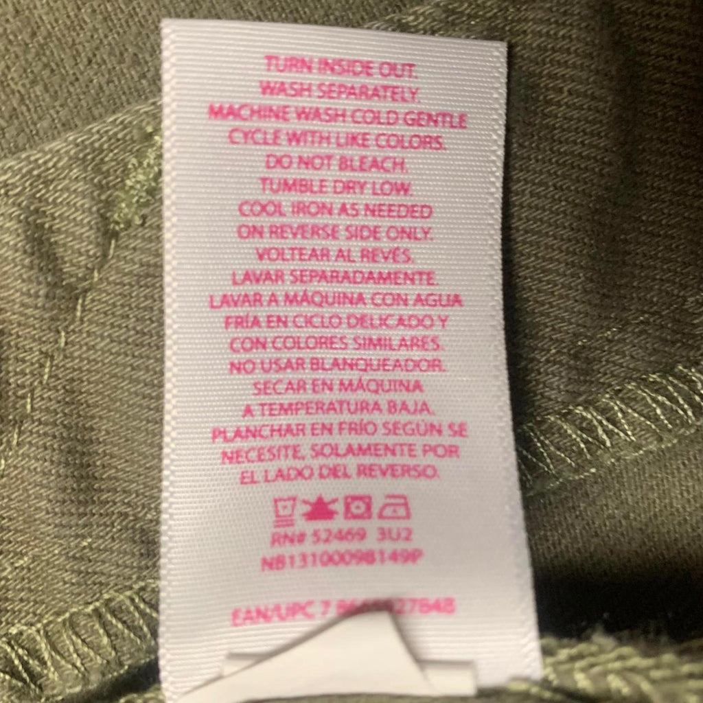 NOBO No Boundaries Overol de mezclilla verde oliva para mujer talla XXL (19) W40