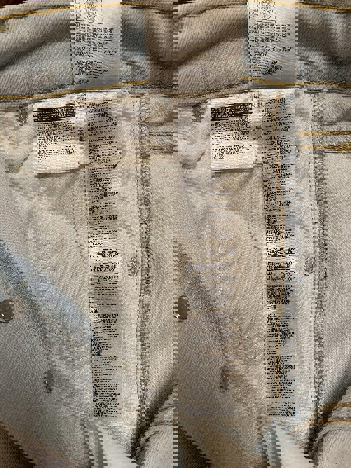 Vaqueros Levi's para mujer, corte cónico azul claro, 30 x 27, con caja torácica