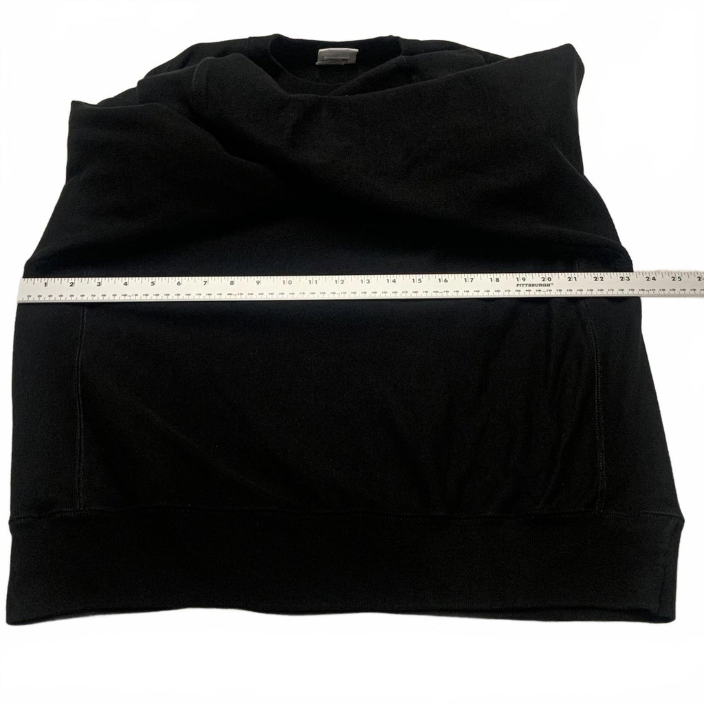 Sudadera Champion Reverse Weave unisex, talla grande, negra