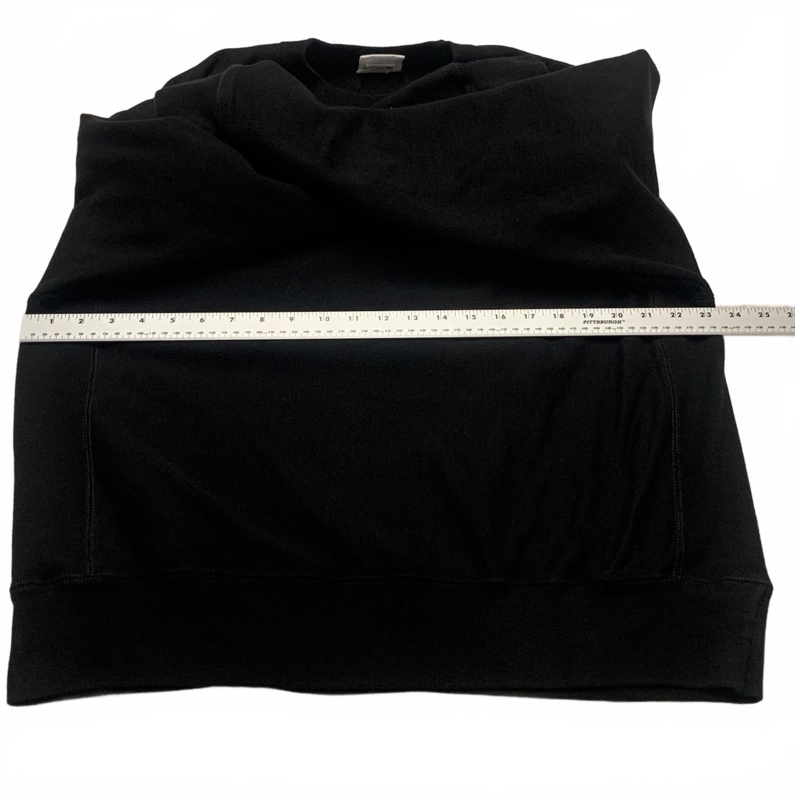 Sudadera Champion Reverse Weave unisex, talla grande, negra