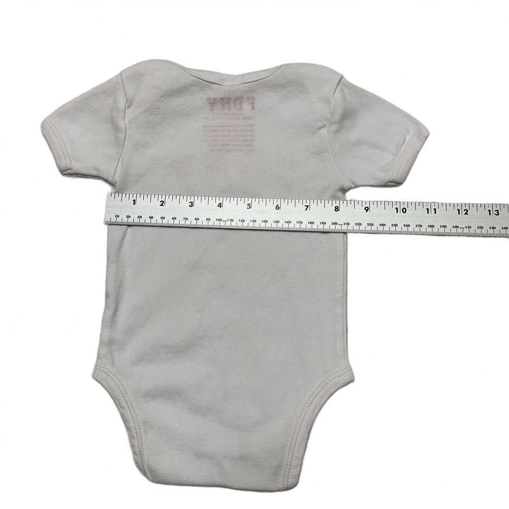 Camiseta oficial con licencia del Departamento de Bomberos de Nueva York, talla 6-9 meses, color blanco y rojo, para bebé.