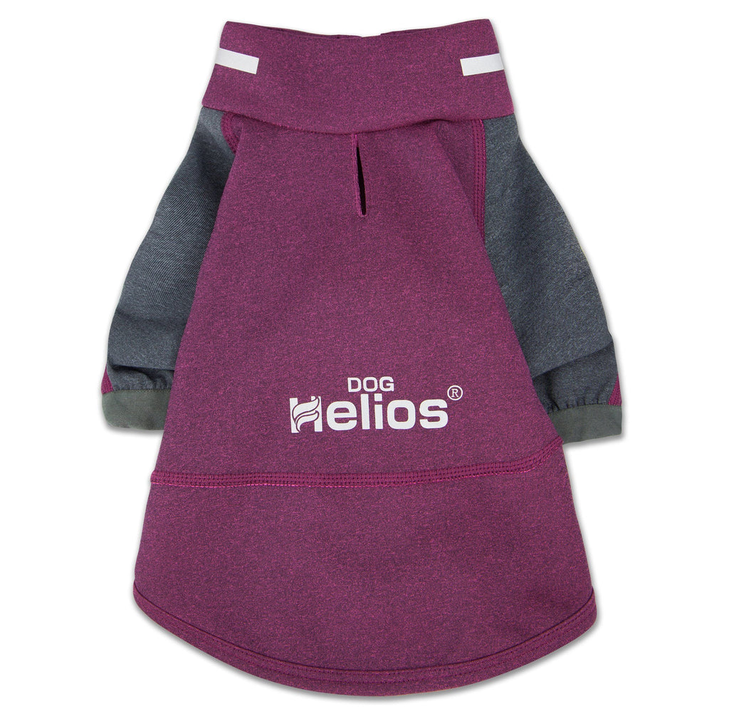 Dog Helios ® 'Eboneflow' Mediumweight 4-Way-Stretch Flexible And Breathable Performance Dog Yoga T-Shirt