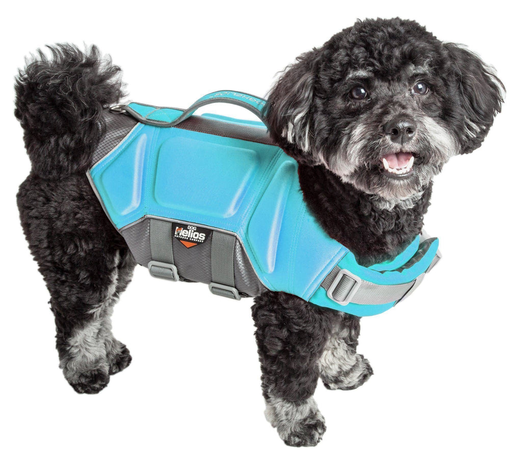 Dog Helios ® 'Tidal Guard' Multi-Point Strategically-Stitched Reflective Pet Dog Life Jacket Vest