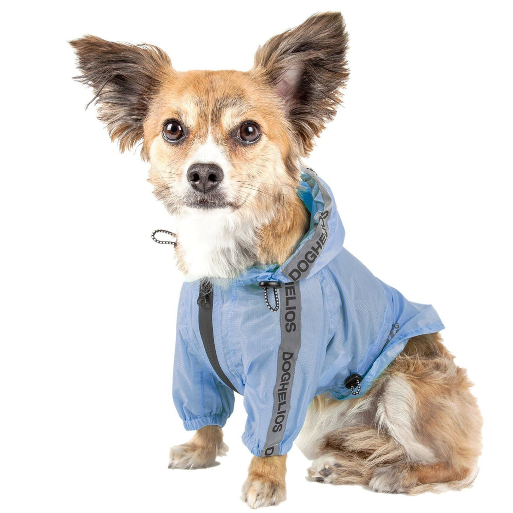 Poncho impermeable ajustable e impermeable para perros Dog Helios ® 'Torrential Shield'