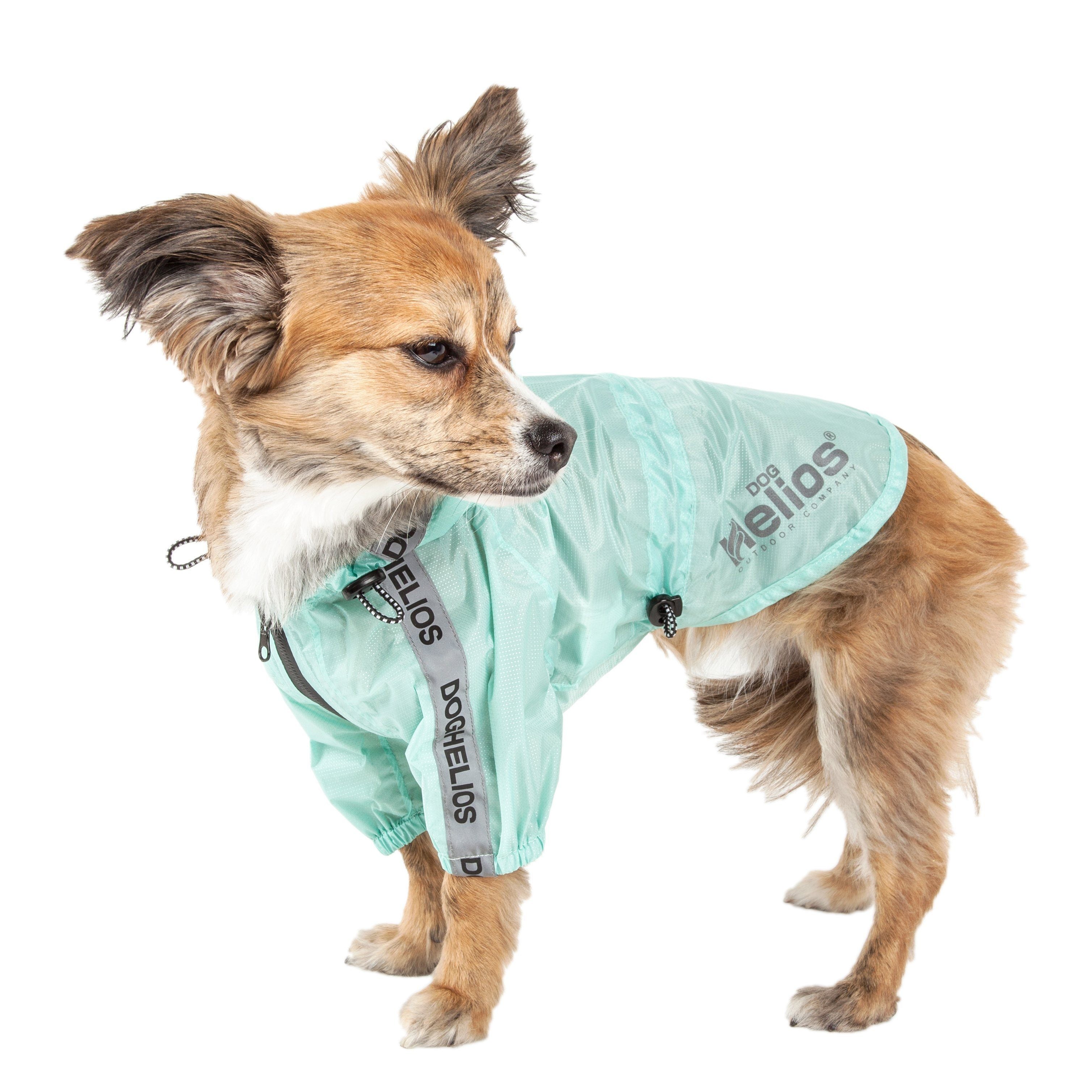 Poncho impermeable ajustable e impermeable para perros Dog Helios ® 'Torrential Shield'