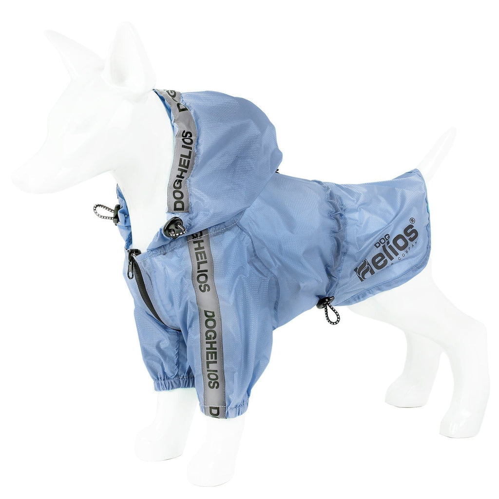 Poncho impermeable ajustable e impermeable para perros Dog Helios ® 'Torrential Shield'
