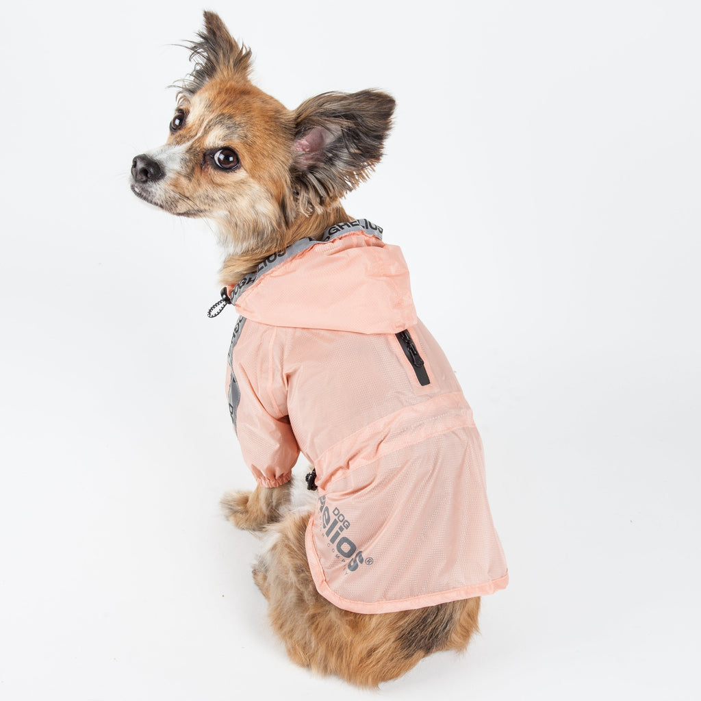 Poncho impermeable ajustable e impermeable para perros Dog Helios ® 'Torrential Shield'
