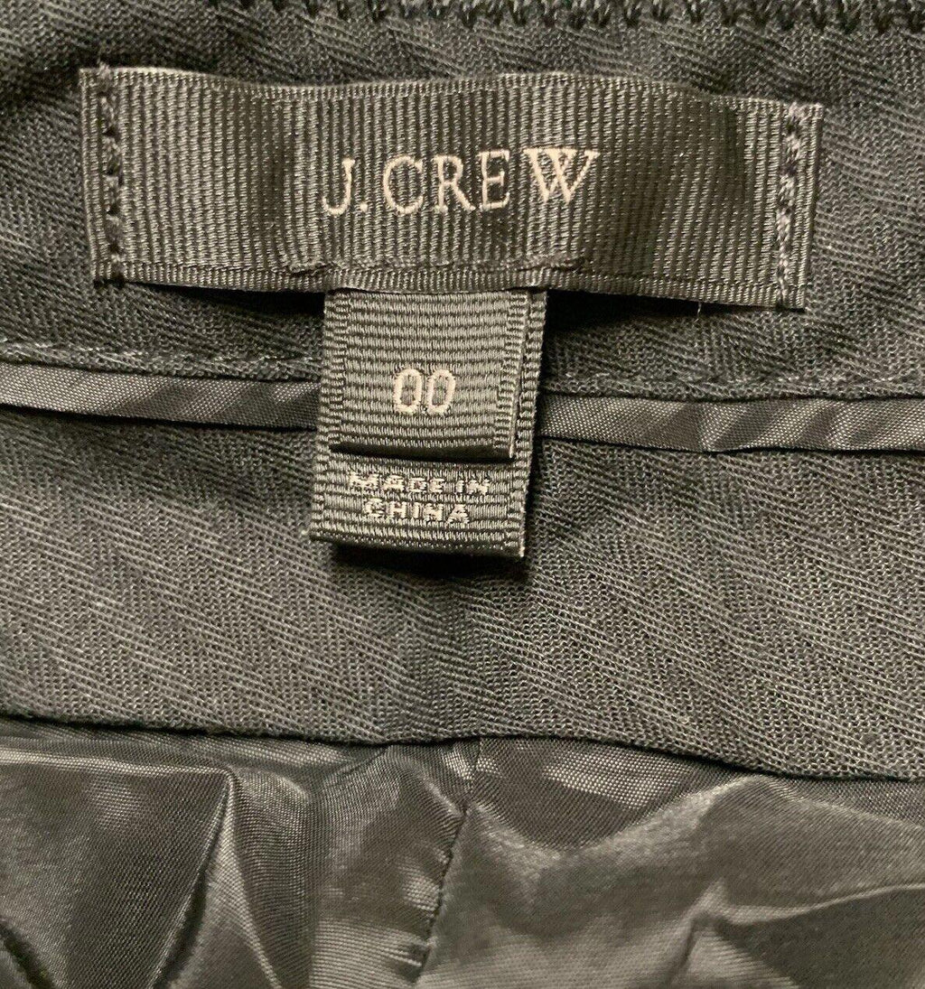 Pantalones de mujer J. Crew, talla 00, estampado floral de amapolas, corte cropped